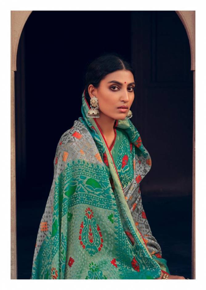 Lt Nihira Fancy Festive Wear Silk Brasso Latest Saree Collection